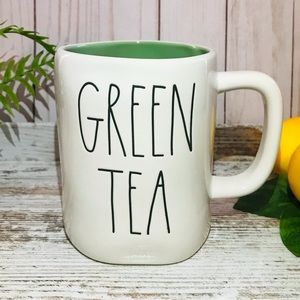 Rae Dunn GREEN TEA mug kitchen home decor